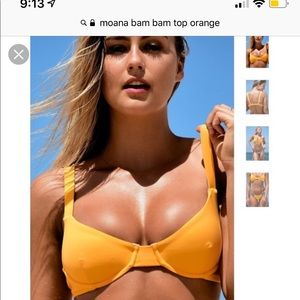 Orange Moana bam bam top